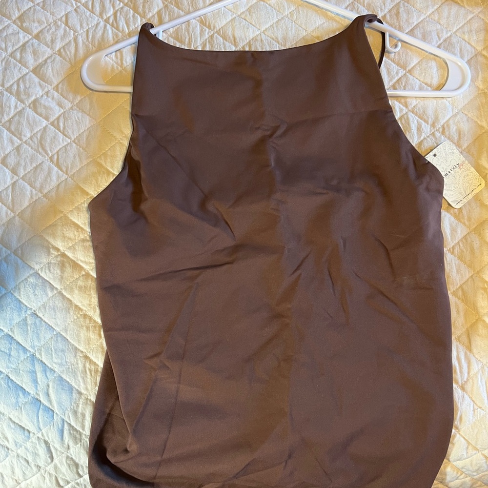 Free People Chocolate Brown Camisole